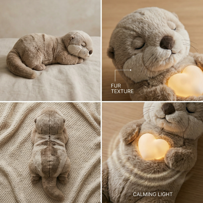 🦦 Nutria que Respira – Peluche Relajante Antiestrés